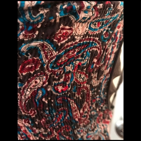 Flirty Paisley Strapless dress Rue21 small - Picture 5 of 8